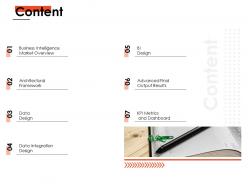 Content data design m2765 ppt powerpoint presentation model elements