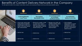 Content Delivery Network It Benefits Of Content Delivery Network In The Company