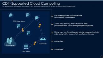Content Delivery Network It Cdn Supported Cloud Computing