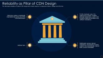 Content Delivery Network It Reliability As Pillar Of Cdn Design