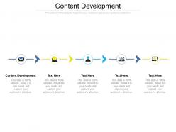 Content development ppt powerpoint presentation infographics infographics cpb