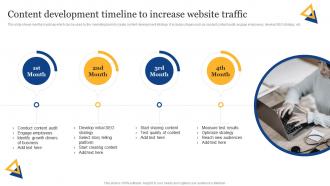 Content Development Timeline To Increase SEO Content Plan To Improve Online Strategy SS