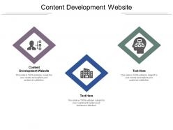 Content development website ppt powerpoint presentation outline master slide cpb