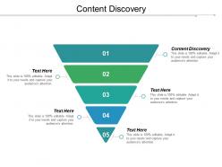 Content discovery ppt powerpoint presentation pictures sample cpb