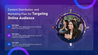 Content Distribution And Marketing Plan For Targeting Content Distribution Marketing Plan