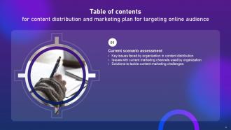 Content Distribution And Marketing Plan For Targeting Online Audience Complete Deck Captivating Template