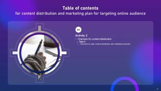 Content Distribution And Marketing Plan For Targeting Online Audience Complete Deck Captivating Slides