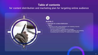 Content Distribution And Marketing Plan For Targeting Online Audience Complete Deck Slides Idea