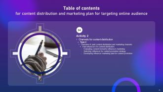 Content Distribution And Marketing Plan For Targeting Online Audience Complete Deck Best Idea