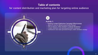 Content Distribution And Marketing Plan For Targeting Online Audience Complete Deck Professional Idea