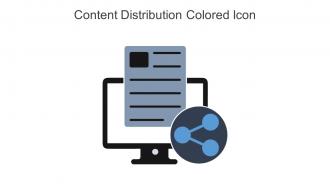 Content Distribution Colored Icon In Powerpoint Pptx Png And Editable Eps Format