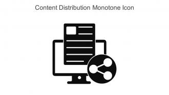 Content Distribution Monotone Icon In Powerpoint Pptx Png And Editable Eps Format
