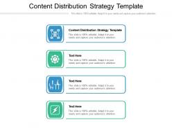 Content distribution strategy template ppt powerpoint presentation outline graphic tips cpb