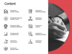 Content ecommerce features a570 ppt powerpoint presentation portfolio graphics template