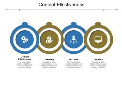 Content effectiveness ppt powerpoint presentation ideas infographics cpb