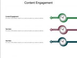 Content engagement ppt powerpoint presentation infographic template layouts cpb