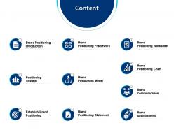 Content establish brand positioning ppt powerpoint presentation file slides