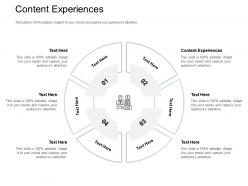 Content experiences ppt powerpoint presentation icon slide cpb
