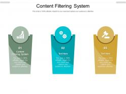 Content filtering system ppt powerpoint presentation show slides cpb