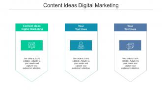 Content ideas digital marketing ppt powerpoint presentation professional slide download cpb