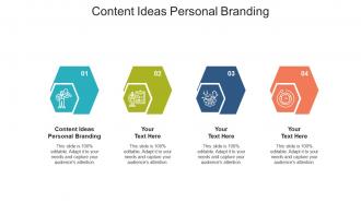 Content ideas personal branding ppt powerpoint presentation infographic template deck cpb