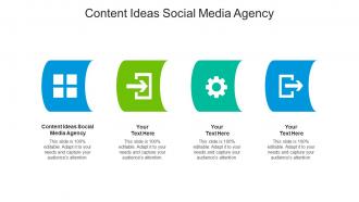 Content ideas social media agency ppt powerpoint presentation slides mockup cpb