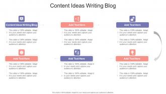 Content Ideas Writing Blog In Powerpoint And Google Slides Cpb