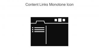 Content Links Monotone Icon In Powerpoint Pptx Png And Editable Eps Format