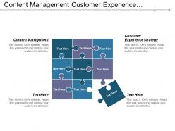 Content management customer experience strategy enterprise management application development cpb