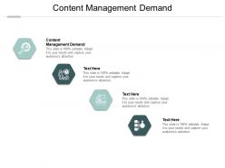 Content management demand ppt powerpoint presentation file graphics download cpb