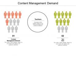 Content management demand ppt powerpoint presentation model icons cpb