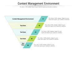 Content management environment ppt powerpoint presentation gallery templates cpb
