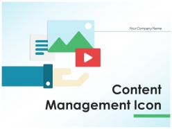 Content Management Icon Marketing Business Optimizing Campaign Exploring Appropriate