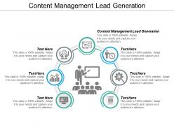 Content management lead generation ppt powerpoint presentation professional model cpb