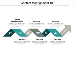 Content management roi ppt powerpoint presentation gallery smartart cpb