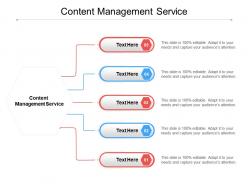 Content management service ppt powerpoint presentation gallery inspiration cpb