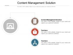 Content management solution ppt powerpoint presentation show slide cpb