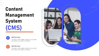 Content Management System CMS Ppt Powerpoint Presentation File Deck