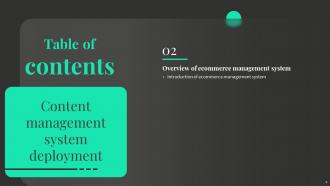 Content Management System Deployment Powerpoint Presentation Slides