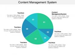Content management system ppt powerpoint presentation outline inspiration cpb