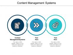 Content management systems ppt powerpoint presentation layouts files cpb