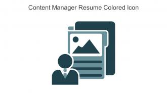 Content Manager Resume Colored Icon In Powerpoint Pptx Png And Editable Eps Format