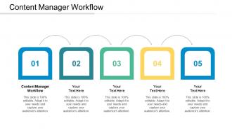 Content Manager Workflow Ppt Powerpoint Presentation Layouts Deck Cpb