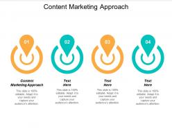 Content marketing approach ppt powerpoint presentation gallery ideas cpb