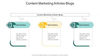 Content Marketing Articles Blogs In Powerpoint And Google Slides Cpb