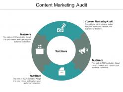 Content marketing audit ppt powerpoint presentation ideas background designs cpb