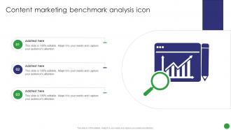 Content Marketing Benchmark Analysis Icon
