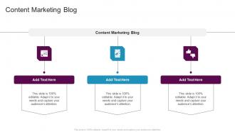 Content Marketing Blog In Powerpoint And Google Slides Cpb