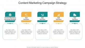Content Marketing Campaign Strategy In Powerpoint And Google Slides Cpb