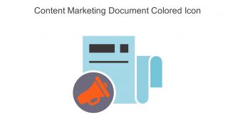 Content Marketing Document Colored Icon In Powerpoint Pptx Png And Editable Eps Format